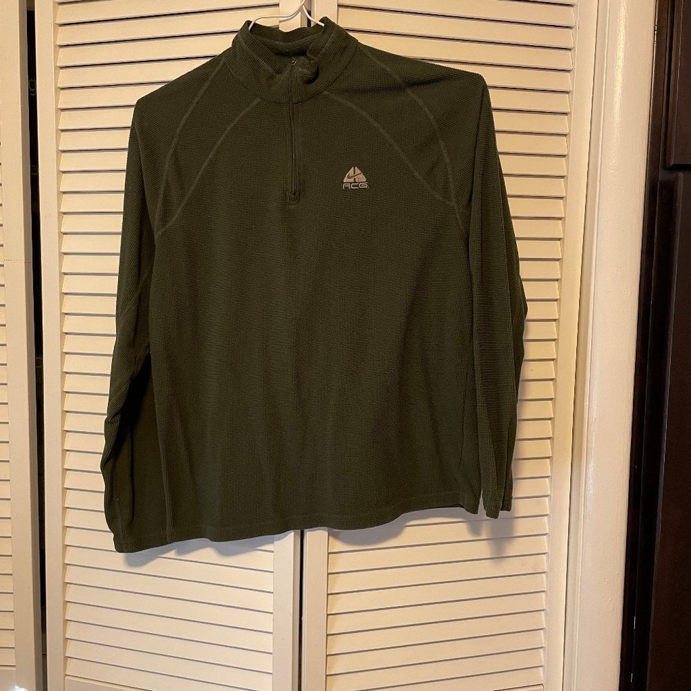 Men's small "waffle" 1/4 zip fleece ACG - Nike